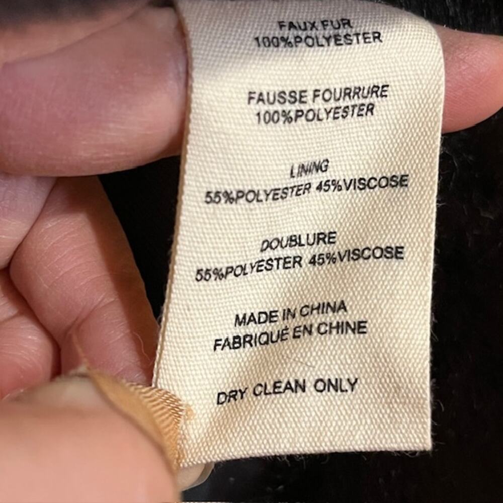 L’Agence Faux Fur Lizbeth Coat - size 6 - Picture 10 of 11